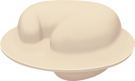 Фигурный без защипа