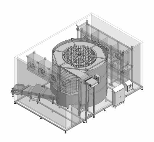 Спиральные транспортёры для шоковой заморозки